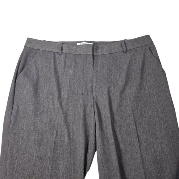 NWT MM Lafleur The Mejia Pant Light Twill Charcoal Gray Business Plus Size +2 22 - Picture 4 of 12